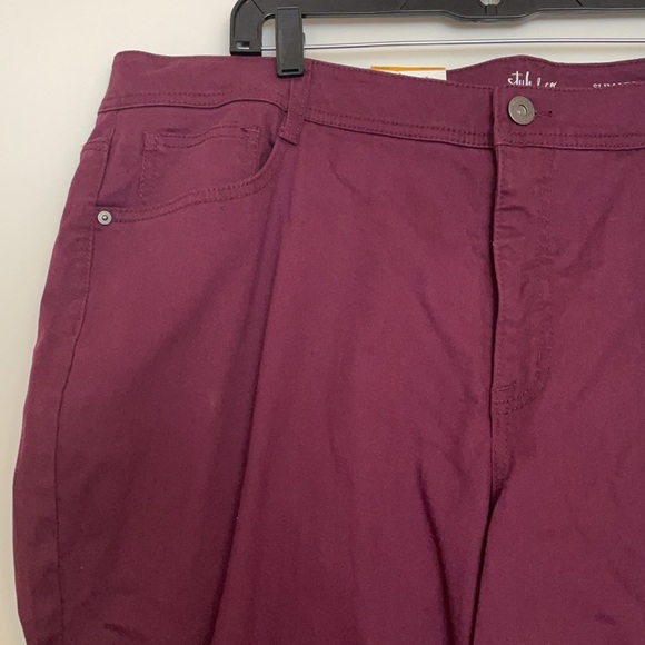 22W Style & Co Slim Leg Pants D01 5222 - Picture 3 of 6